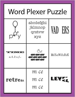 Amazon Com Word Plexer Puzzle Rebus Puzzles Word Or Phrase Fun And Challenge Game 9781696412063 L Stevenson Kenneth Books