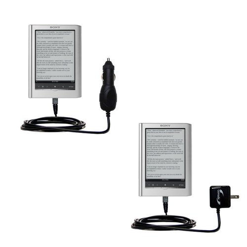 Gomadic Essential AC/DC Charge Accessory Bundle for The Sony PRS350 Reader Pocket Edition Kit Includes The Home and Car Chargers at a Money Saving Price. Based on TipExchange Technology
