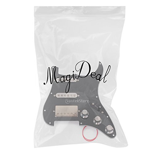 image for MagiDeal Loaded Alnico 5 Pickup Pick Guard Scratch Plate Set for Elect