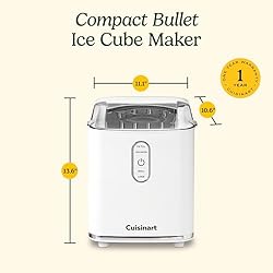 Cuisinart Compact Bullet Ice Cube Maker, IMC-2