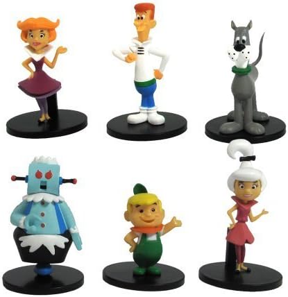 Hanna Barbera The Jetsons Collector 2" Action Figure, 6-Pack by Hanna Barbera [Toy]