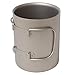 Paria Outdoor Products Titanium 450 ml Insulated Double Wall Mug - Ultralight, Compact and Extremely Durable - Perfect for Backpacking and Camping