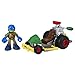 Teenage Mutant Ninja Turtles Pre-Cool Half Shell Heroes Patrol Buggy with Leonardo Vehicle and Figure