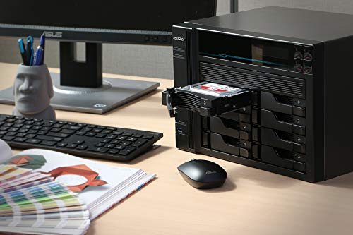Asustor Lockerstor 8 AS6508T 8 Bay NAS - Network Storage Enclosure, Quad Core 2.1GHz CPU, 8GB RAM DDR4, M.2 NVMe SSD