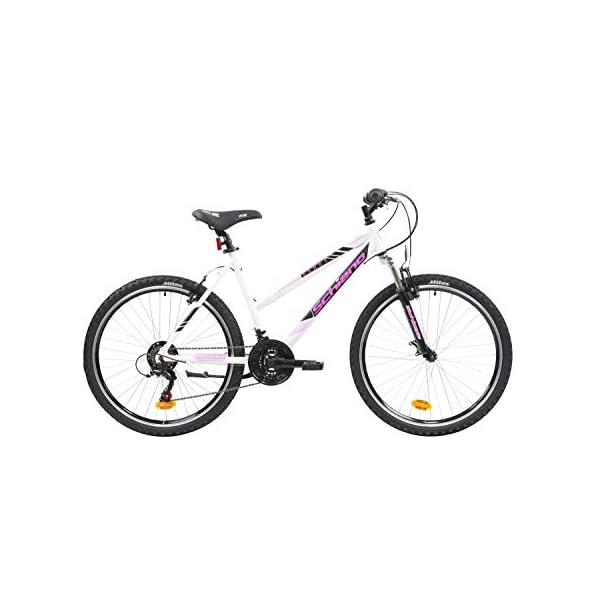 €162.38 F.lli Schiano Range, Bici MTB Women's, Bianco-Rosa, 26'' -  bikewebshop.it