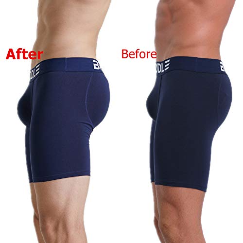 BRODDLE Mens Package and Butt Padded Underwear Enhancing Boxer Briefs