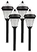 Sogrand Solar Christmas Lights Outdoor Yard Decorations Pathway Light Decorative Garden Stakes Driveway Markers 4Pack Dual Warm White LED for Outside Path Landscape