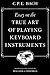 Essay on the True Art of Playing Keyboard Instruments by