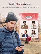 X-Sense Smart Smoke Alarm XS0B-MR31 with SBS50 Base 17 Locations Wi Fi view 5