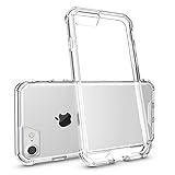 iphone 7 Case, AICOO YCL Slim Transparent Crystal Acrylic Shock Resistant Camera Protection Air Hybrid Clear Phone Case Cover For iphone7 4.7 inch, White / Clear