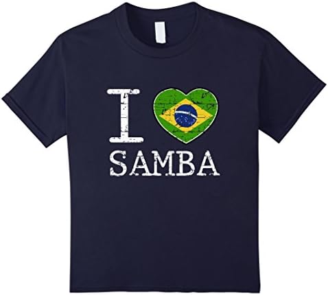 unisex-child Brazil Samba T-shirt 6 Navy