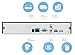 Amcrest NV2116 16CH NVR (1080P/3MP/4MP/5MP/6MP) Network Video Recorder - 16-Channel, Supports up to 6TB HDD (Not Included) (No Built-in WiFi)