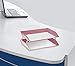 Acrimet Facility 2 Tier Letter Tray, Side Load, Letter Size/A4, Desktop File Organizer, Plastic (Solid Pink Color)