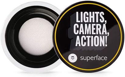 Superface Real Magic Filter Setting Powder, Lecithin Coated Mineral Loose Powder for Finishing and Setting Makeup, Paraben Free, Gluten Free, Korean Beauty (01 Invisible White)