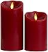 Luminara Flameless Candle: Cinnamon Scented Moving Flame Candle with Timer (7