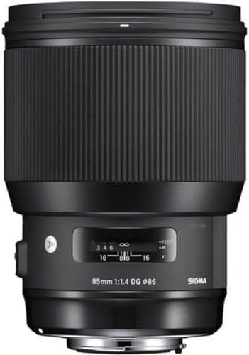 Sigma 85mm DG HSM Art Lens for Canon EF Black (321954) KSA