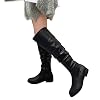 Savaii-Womens-Round-Toe-Low-Heel-Knee-High-and-Up-Boots