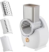 Tugeem Electric Cheese Grater USB Rechargeable Vegetable Spiralizer 3 Blades view 8