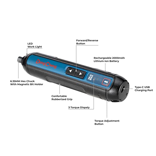 DongCheng 4 V Akku-Schraubendreher-Kit mit 8-teiligen magnetischen 2\