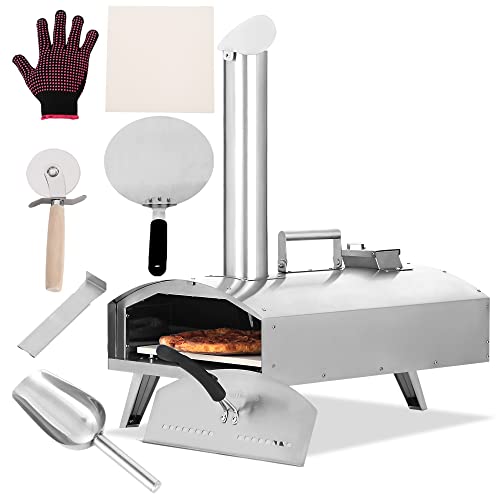 Captiva Designs Portable Outdoor Pizza Oven,Stainless Steel Pizza Maker