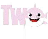 OMG Party Factory - Cute Shark Baby Cake Topper 2nd Birthday