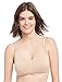 Motherhood Maternity Women's Maternity Seamless Clip Down Nursing Bra, Sandshell, Large