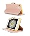 iPhone 8 Case, iPhone 7 Wallet Case, FLYEE [Kickstand] Bling Handcraft Luxury Rhinestone Flip Case Magnetic Crystal Protective Leather with Card Slot for iPhone7 iPhone8 4.7 inch Rose Gold