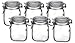 Bormioli Rocco Fido Clear Glass Jar with 85 mm gasket, (6 pack), 75 Liter (Pack of 6)