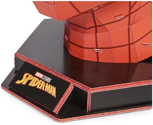 , kit de maqueta de rompecabezas en 3D de Spider-Man 82 piezas Spider-Man para decoración de escritorio Juguetes de construcción Rompecabezas en 3D para adultos y niños a partir de 12 años