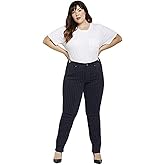 NYDJ Womens Plus Size Ponte Marilyn Straight Leg Pant