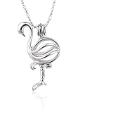 LGSY 5Pcs Silver Plated Ostrich Cage Pendants Crafting Charm for DIY Necklace Bracelet Jewelry Making