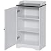 Best Choice Products Modern Contemporary Floor Cabinet Storage for Linens and Toiletries, White