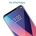 Cubevit LG V30 Screen Protector, Case Friendly, Full Coverage/Bubble Free/Easy to Install/Hd Clear Wet Applied TPU - 2 Piece