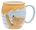 Zak Designs Disney Winnie The Pooh Ceramic Mug with Figurine