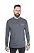Harley-Davidson Mens Precision Tuned Motors B&S Raglan Charcoal Long Sleeve Henley (X-Large)