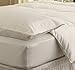 EASY FIT Eyelet Elastic Wrap Around Bed Skirt, Easy On/Off Dust Ruffle (18 Inch Drop), Queen/King, White