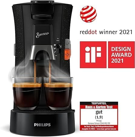Senseo Select Kaffeepadmaschine, Schwarz, 3 Spezialitäten — Foto 6 von 6