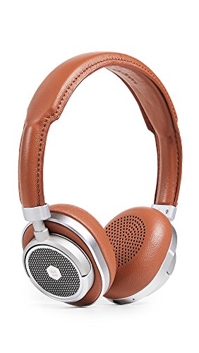 Master & Dynamic MW50 Wireless On Ear Headphones, Brown/Silver, One Size