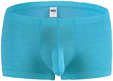 nanzhushangmao Sexy Underwear for Men, Men's Lingerie Boxer Briefs Shorts Long Bulge Pouch Underpants Trunks Panties