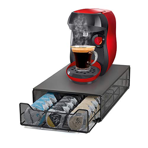 HiveNets Tassimo Kaffee Kapselhalter für 60 Kapseln Kapselständer Schubladen Organiser