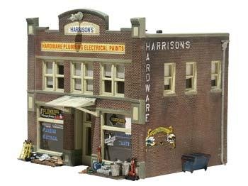 Built-N-Ready Harrison's 2-Story Hardware Store O Woodland Scenics