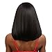Bobbi Boss Human Hair Blend Lace Front Wig MBLF90 Swiss Lace Juba (1B)