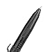 MMOO Aircraft Aluminum Tactical Pen With Tungsten Steel Head (Black)