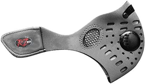 RZ Dust/Pollution Mask Bonus Pack w/5 Laboratory Tested Filters, Model M1, Silver, Size XL