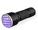 NIANPU UV Ultra Violet 21 LED Flashlight Brightest UV Pee Finder Tool Detector Scorpion Pets Urine and Stains Detector with Mini Blacklight Aluminum Torch Light Lamp