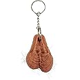 sitongnade Funny Hairy Balls Keychain, Funny Hairy Ball Ornament, Unique Couple Keychain, Best Birthday Gifts for Boyfriend Girlfriend