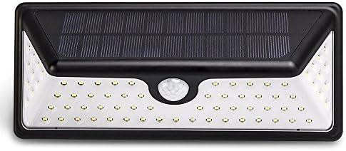 Solar Lights, Thosdt 73 LED Outdoor Motion Sensor Solar Lights Wide Angle Design With 10 LEDs Both Side For Driveway Patio Deck Yard Garden, White Light