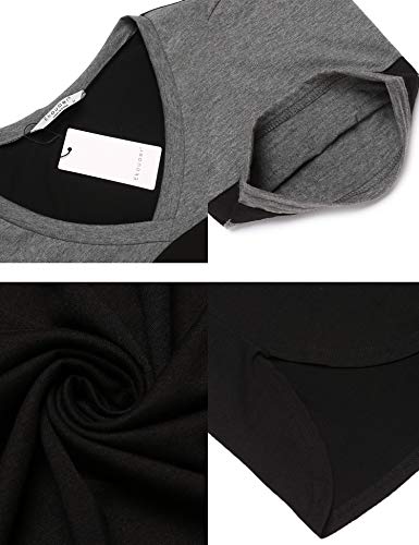 5 Ekouaer+Shirts+Sleeve+Sleepwear+Sleeping