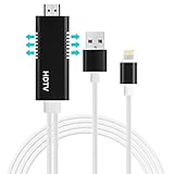 Metrans Direct Compatible 8 Pin to HDMI Cable Replacement for iOS Devices 6FT 4K Video AV Cable Same Screen Device HDTV Adapter