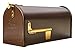 Gibraltar Mailboxes Madison Medium Capacity Galvanized Steel Venetian Bronze, Post-Mount Mailbox, MM110V01